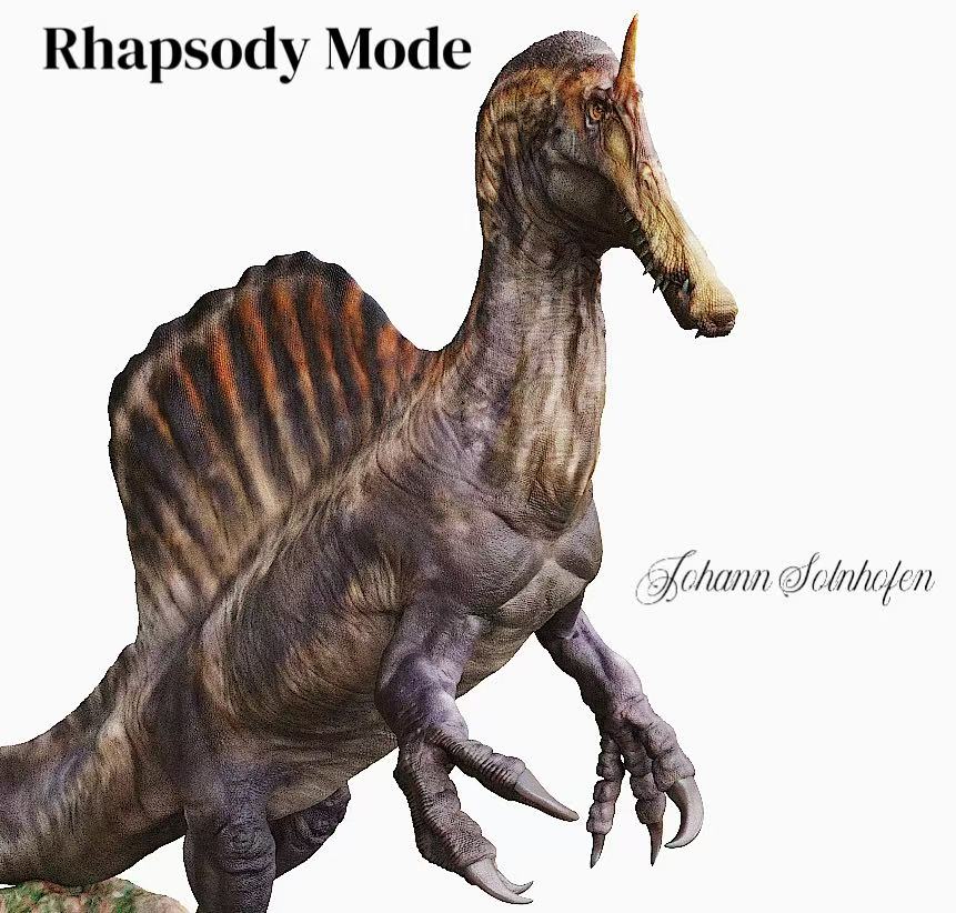 Rhapsody Mode Studio Spinosaurus mirabilis Model