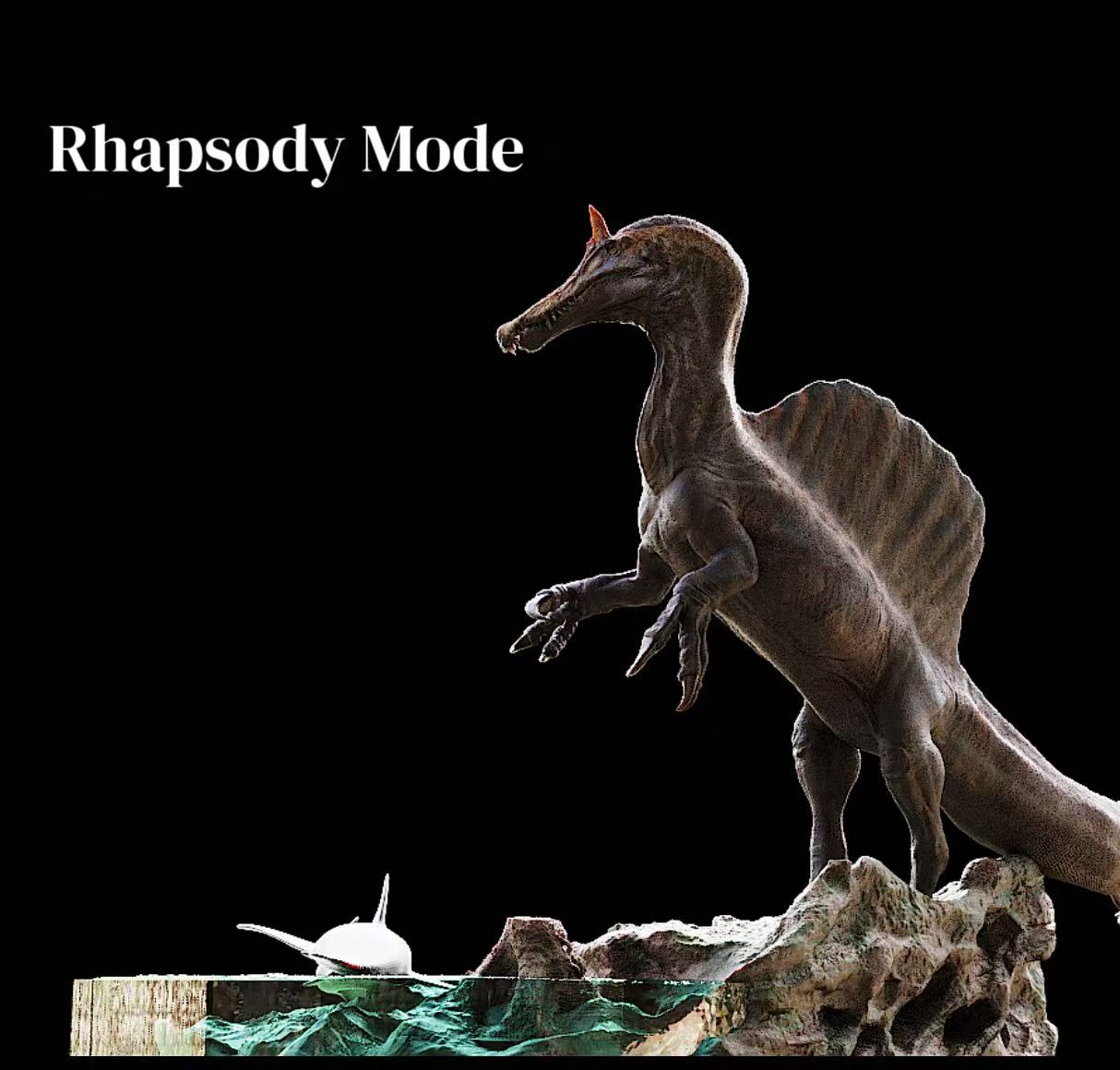 Rhapsody Mode Studio Spinosaurus mirabilis Model