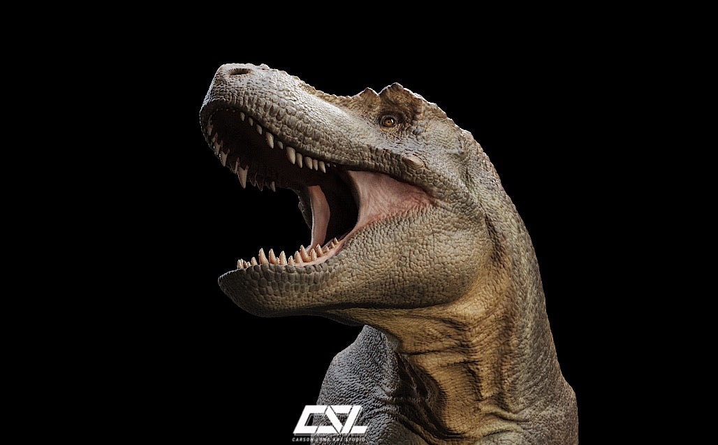 Carson Long STUDIO Zhuchengtyrannus magnus Model
