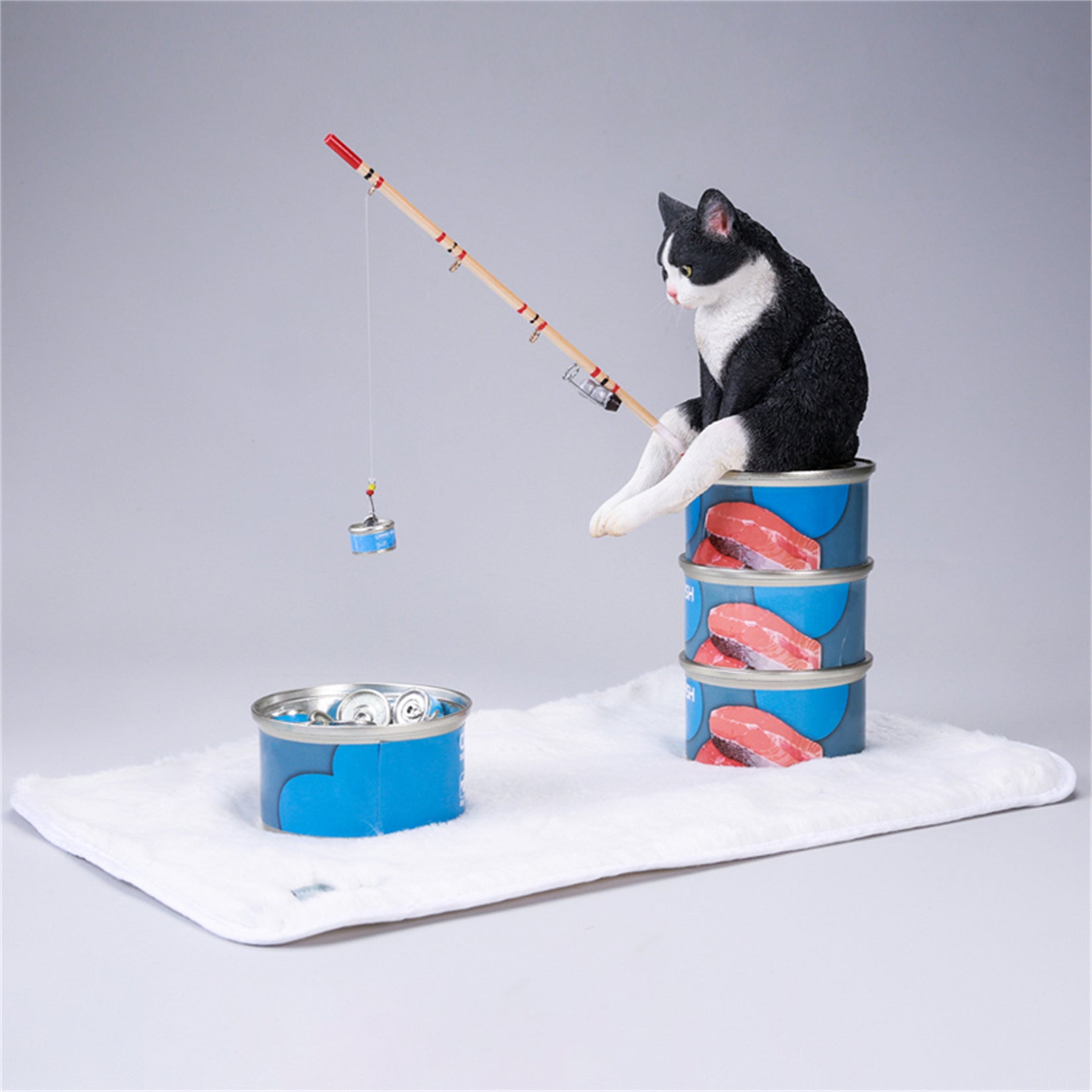JXK Dream-Fishing Kitten Figure
