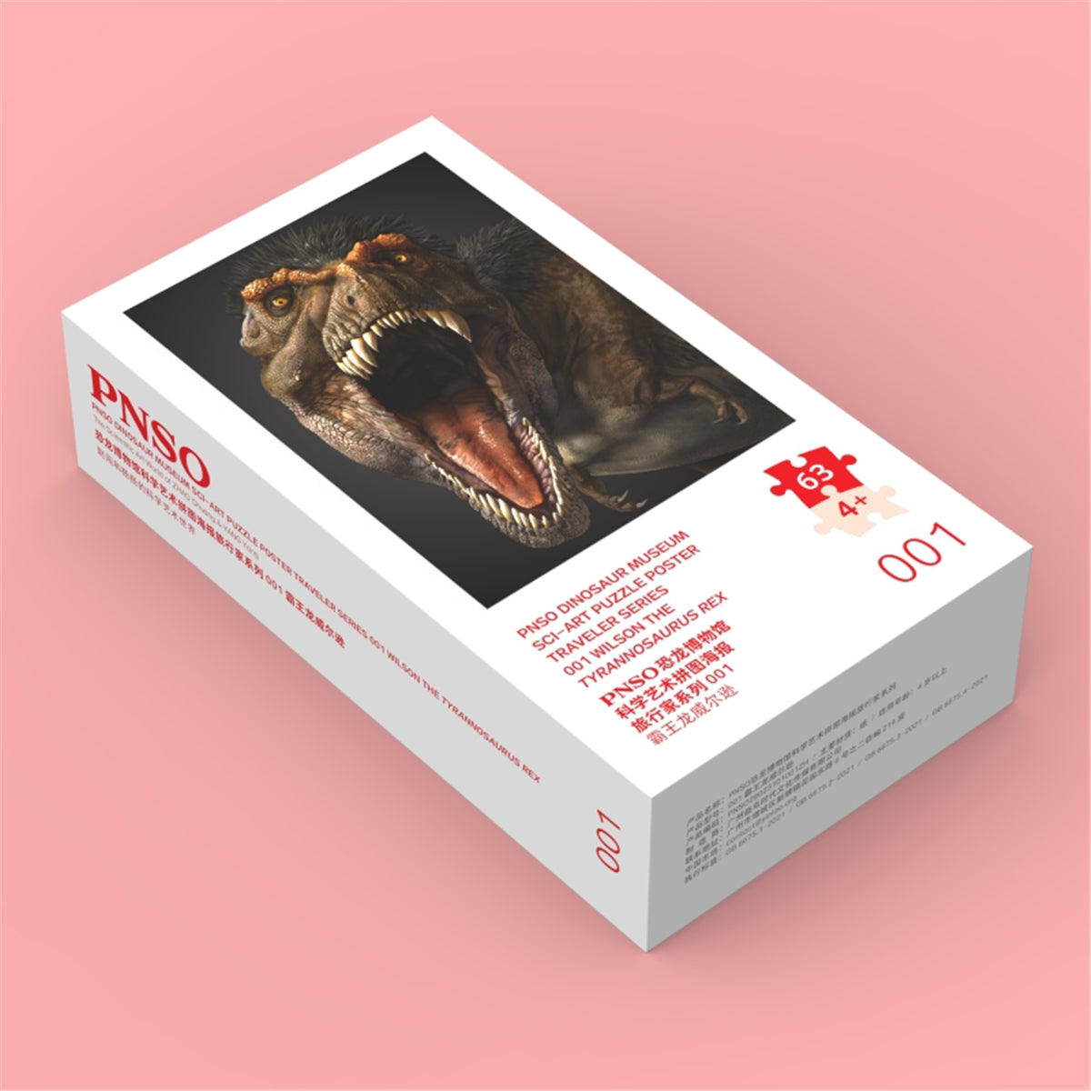 PNSO Dinosaur Museum Puzzle Poster Figure