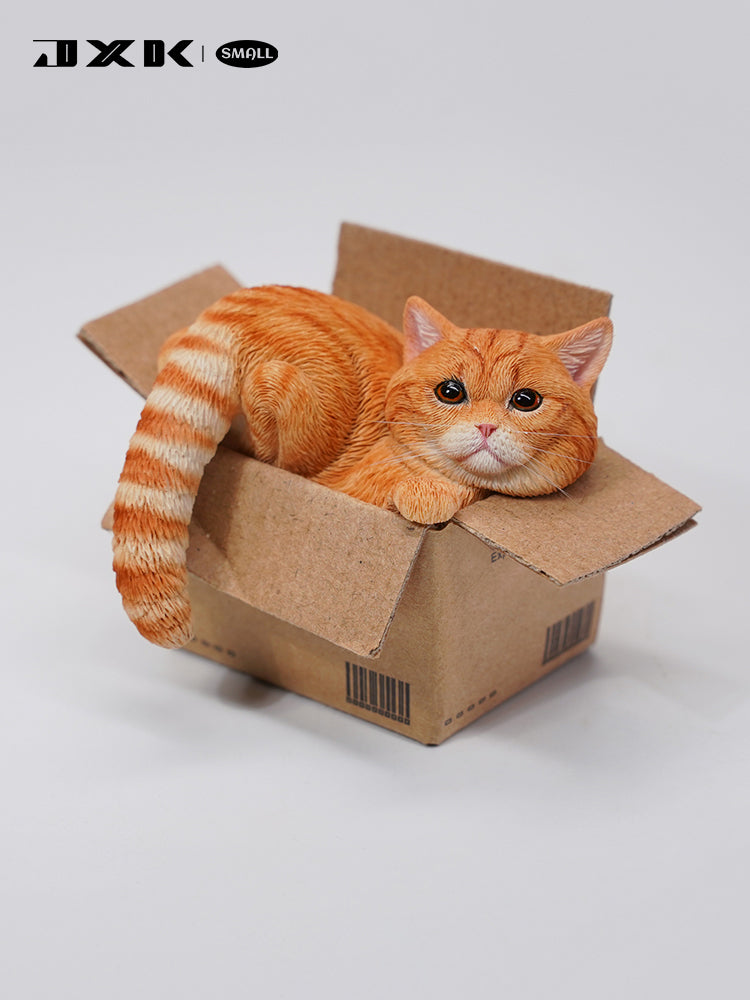 JXK Small The Cat In The Delivery Box 3.0 Model
