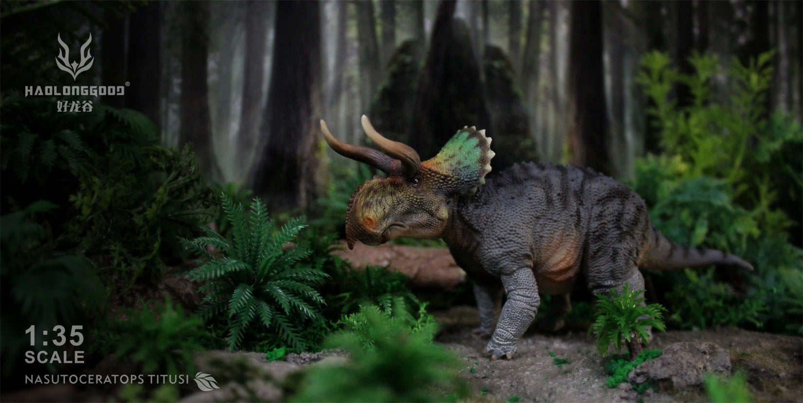 GRTOYS 1:35 Scale Nasutoceratops titusi Model