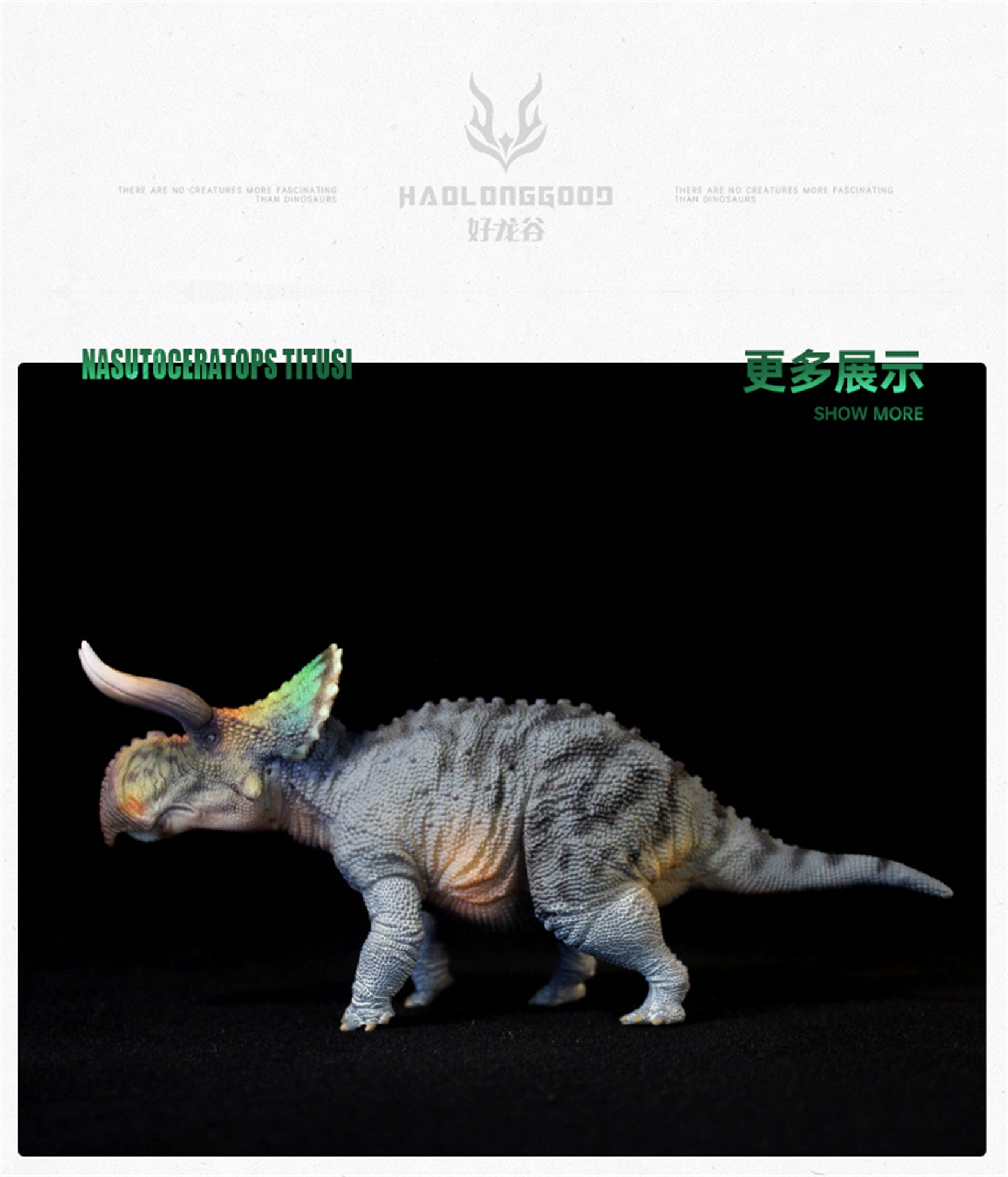 GRTOYS 1:35 Scale Nasutoceratops titusi Model