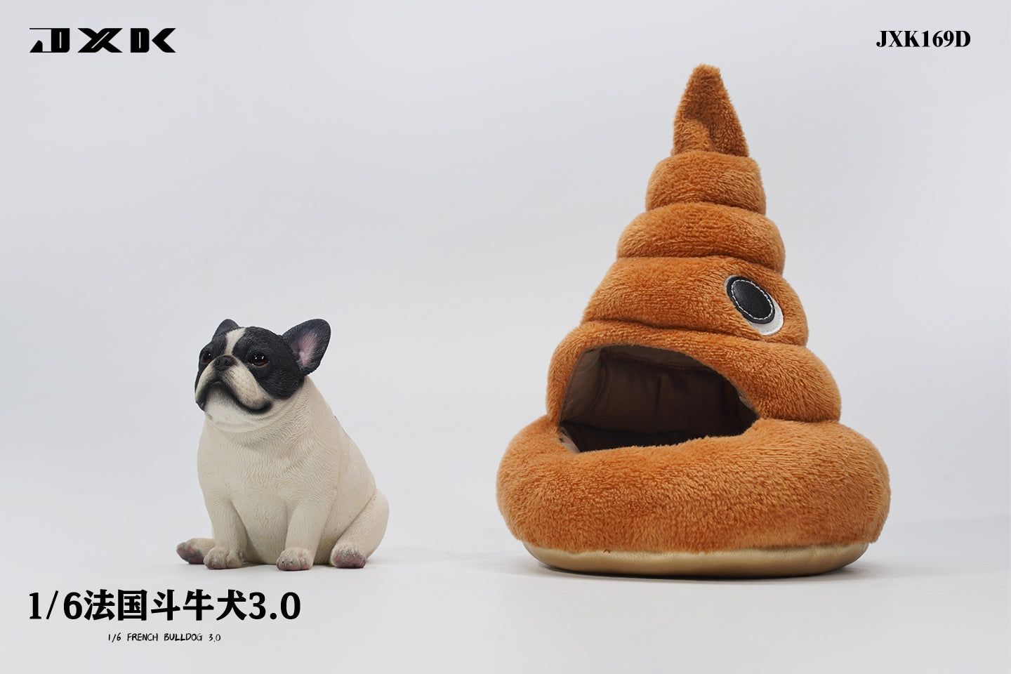 JXK 1/6 French Bulldog 3.0 Model