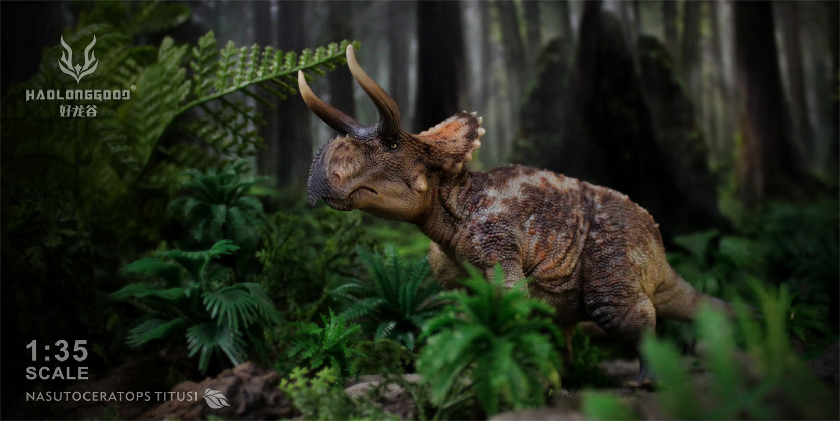 GRTOYS 1:35 Scale Nasutoceratops titusi Model