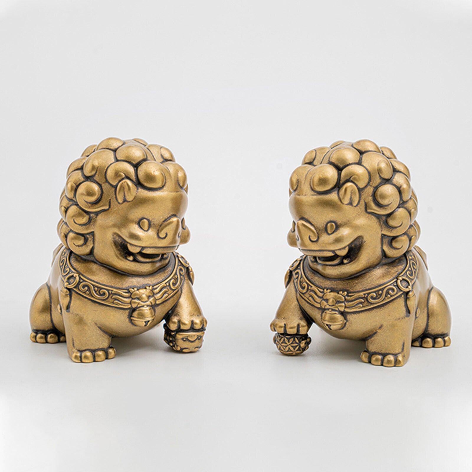 KONGZOO Brass Lion Model