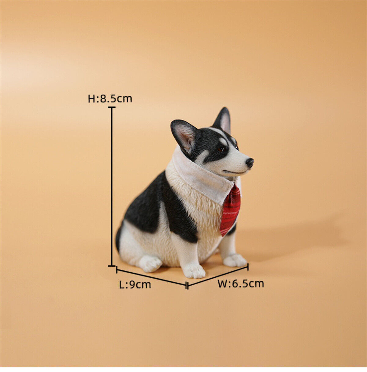 JXK 1/6 Fat Welsh Corgi Pembroke Model