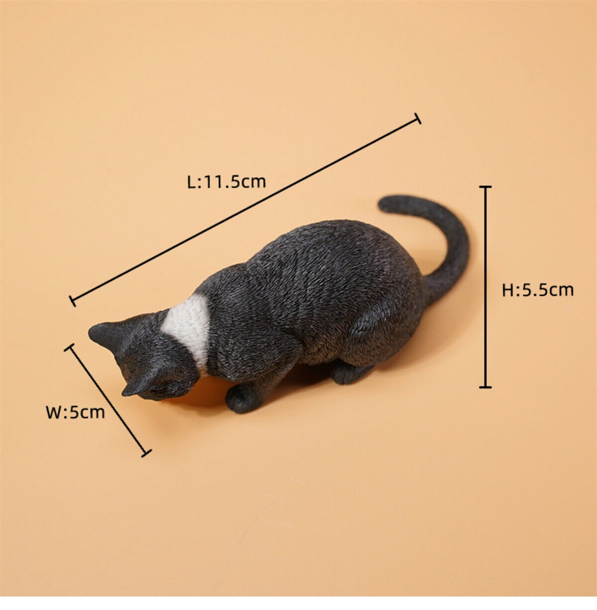 JXK 1/6 Cats That Eat Cat Food Model