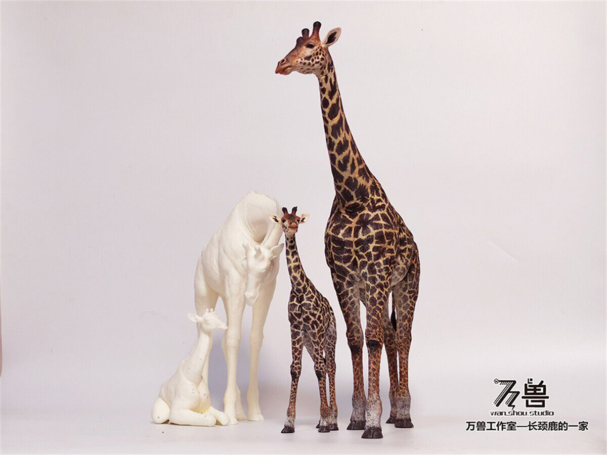 WANSHOU Studio The Giraffe Family Scene Statue