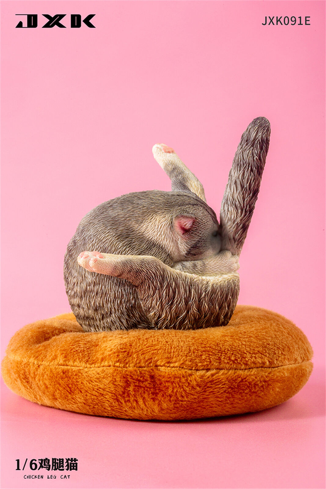 JXK 1/6 Chicken Leg Cat Model