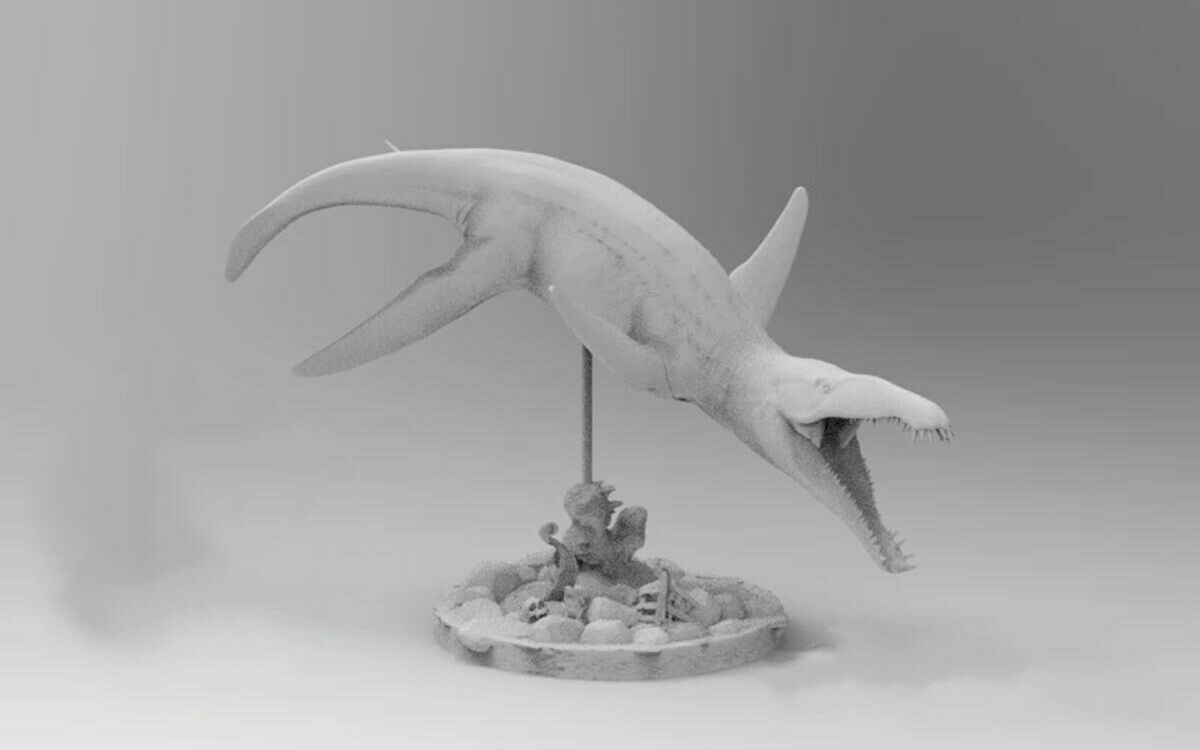 Rheic 1/35 Liopleurodon Model
