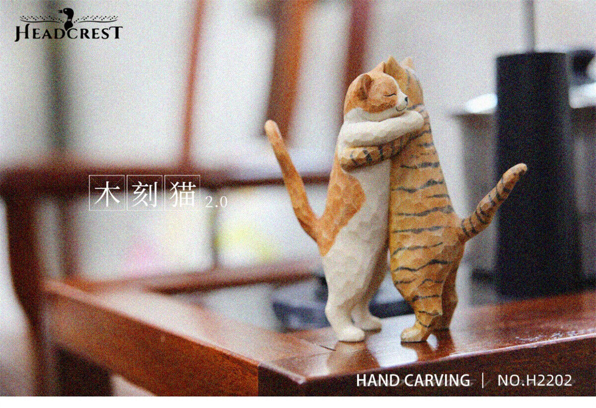 HEADCREST Woodcut Cat 2.0 Model