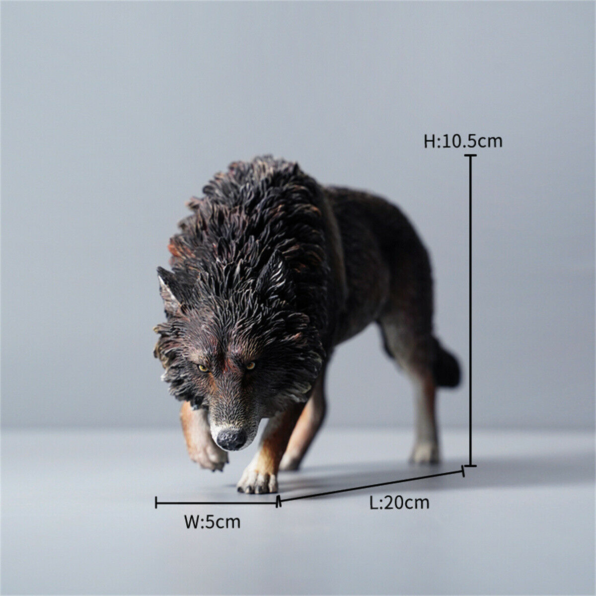 JXK 1/6 North American Gray Wolf Model