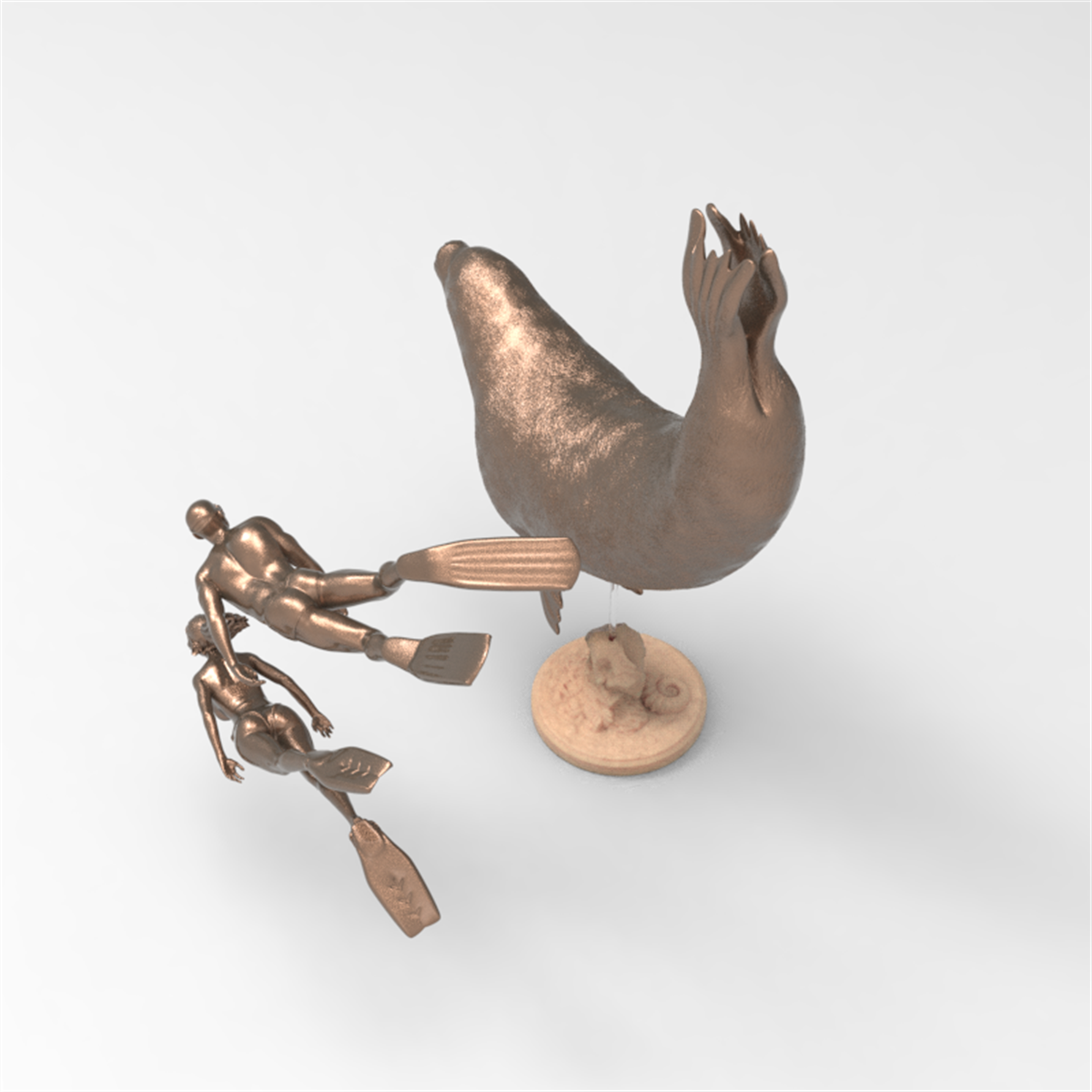 Rheic 1/35 Hydrurga Leptonyx Model