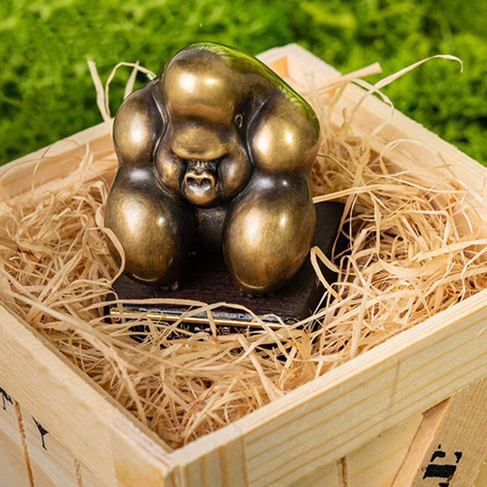 KONGZOO Brass Gorillas Model