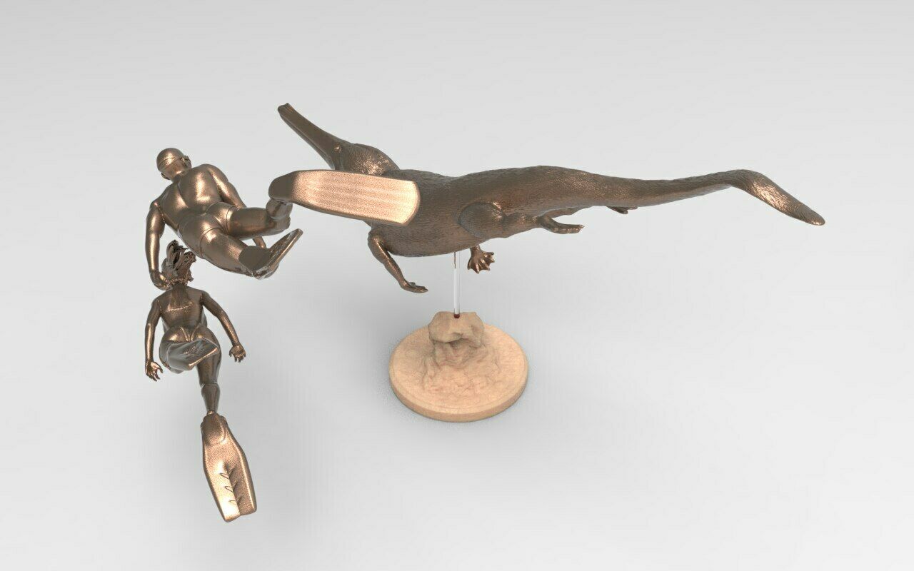 Rheic 1/35 Remingtonocetus Model