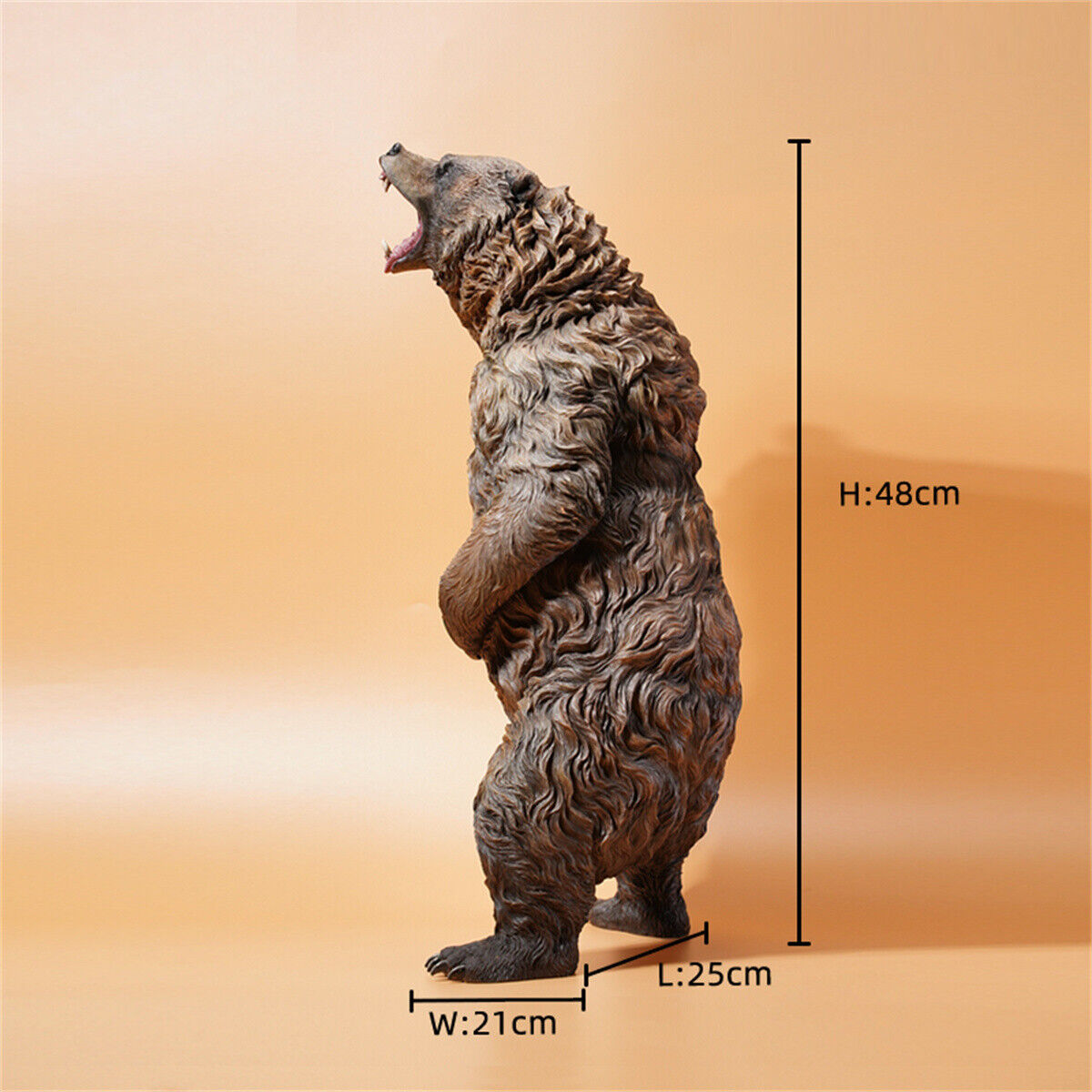 JXK 1/6 Brown Bear Model