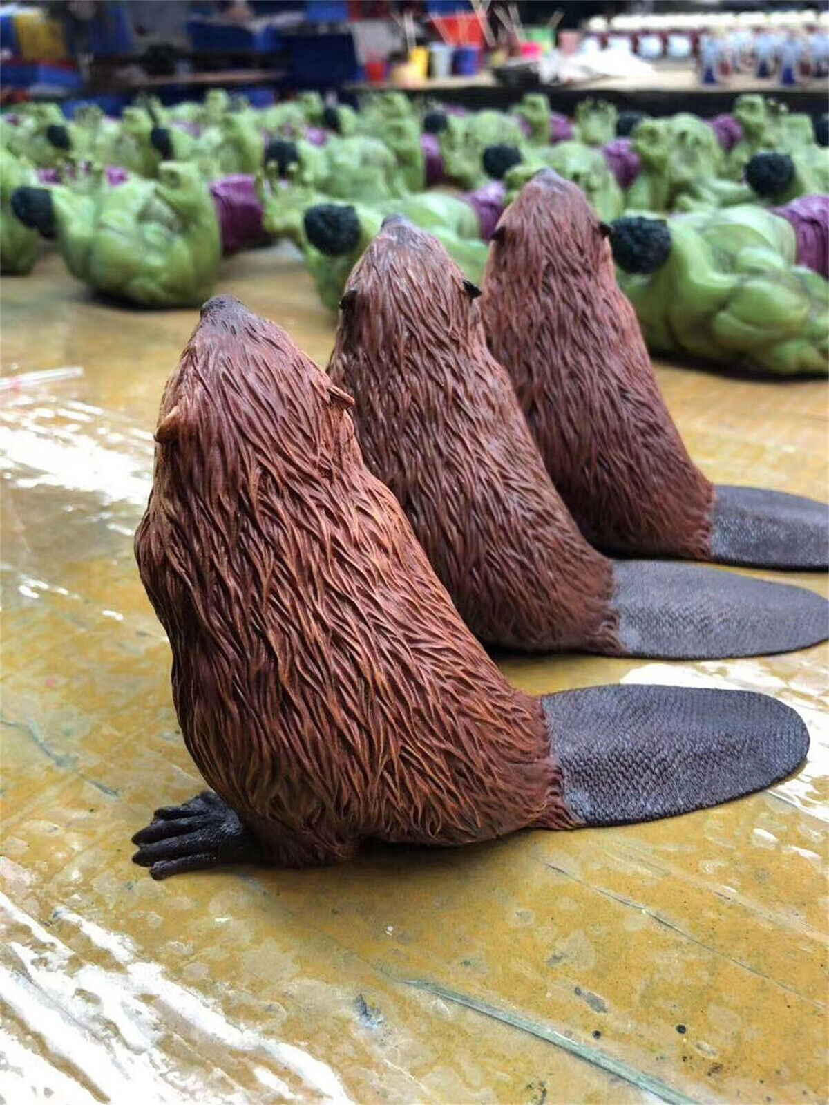 Castor Fiber Biruiai Statue