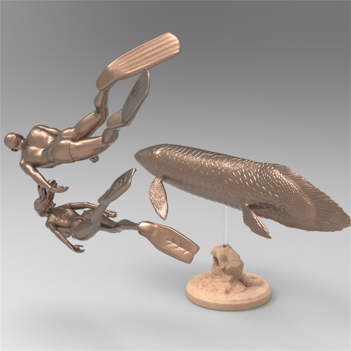 Rheic 1/35 Lungfish Model