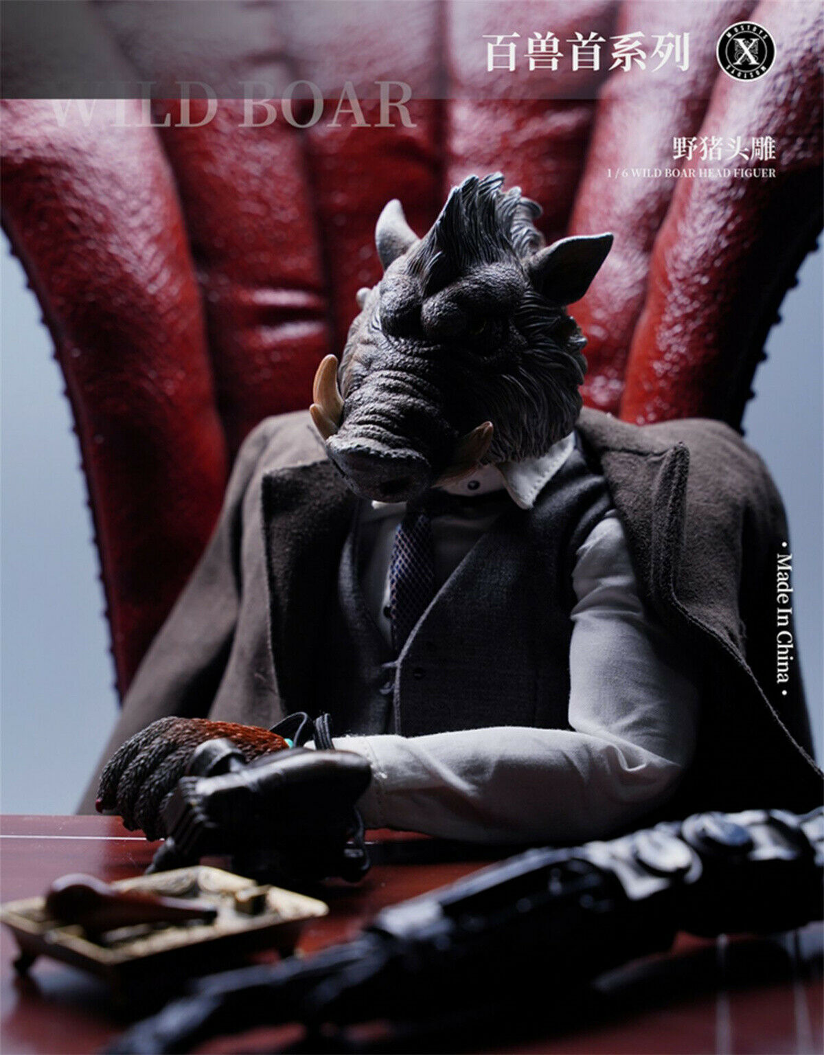 Mostoys 1/6 Wild Boar Head Figure