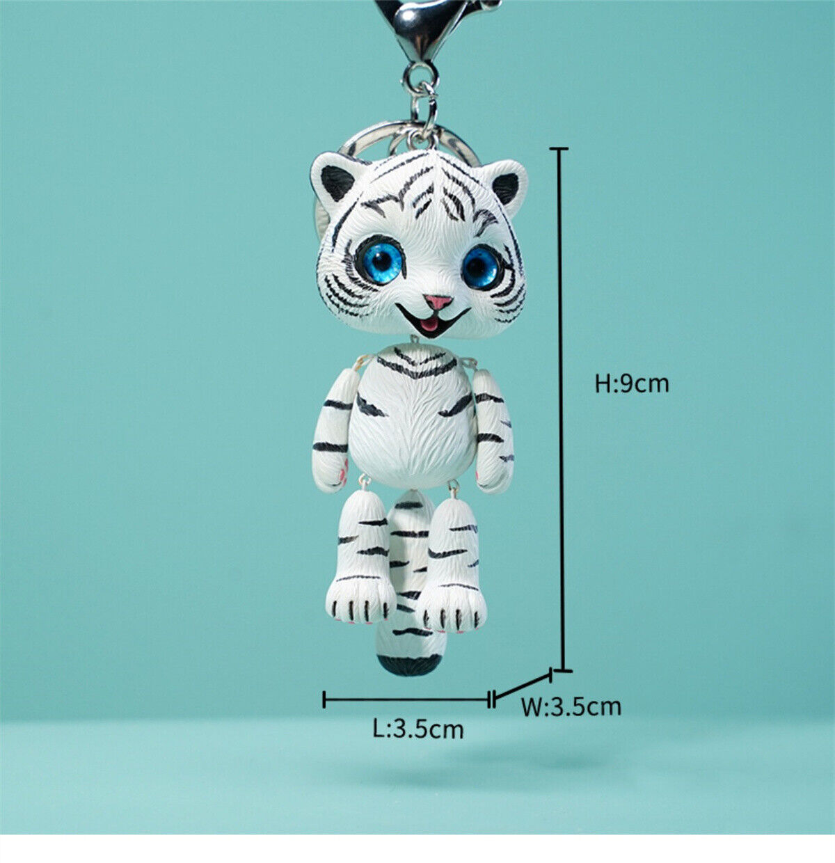JXK Cartoon Tiger Hanging Ornament Model