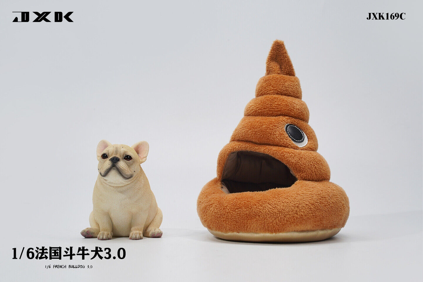 JXK 1/6 French Bulldog 3.0 Model