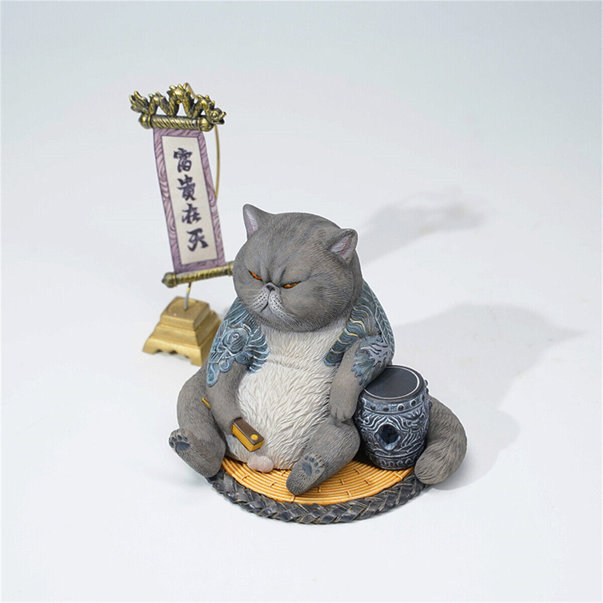 JXK 1/6 ExoticShorthair Dying is As Natural As Living Model