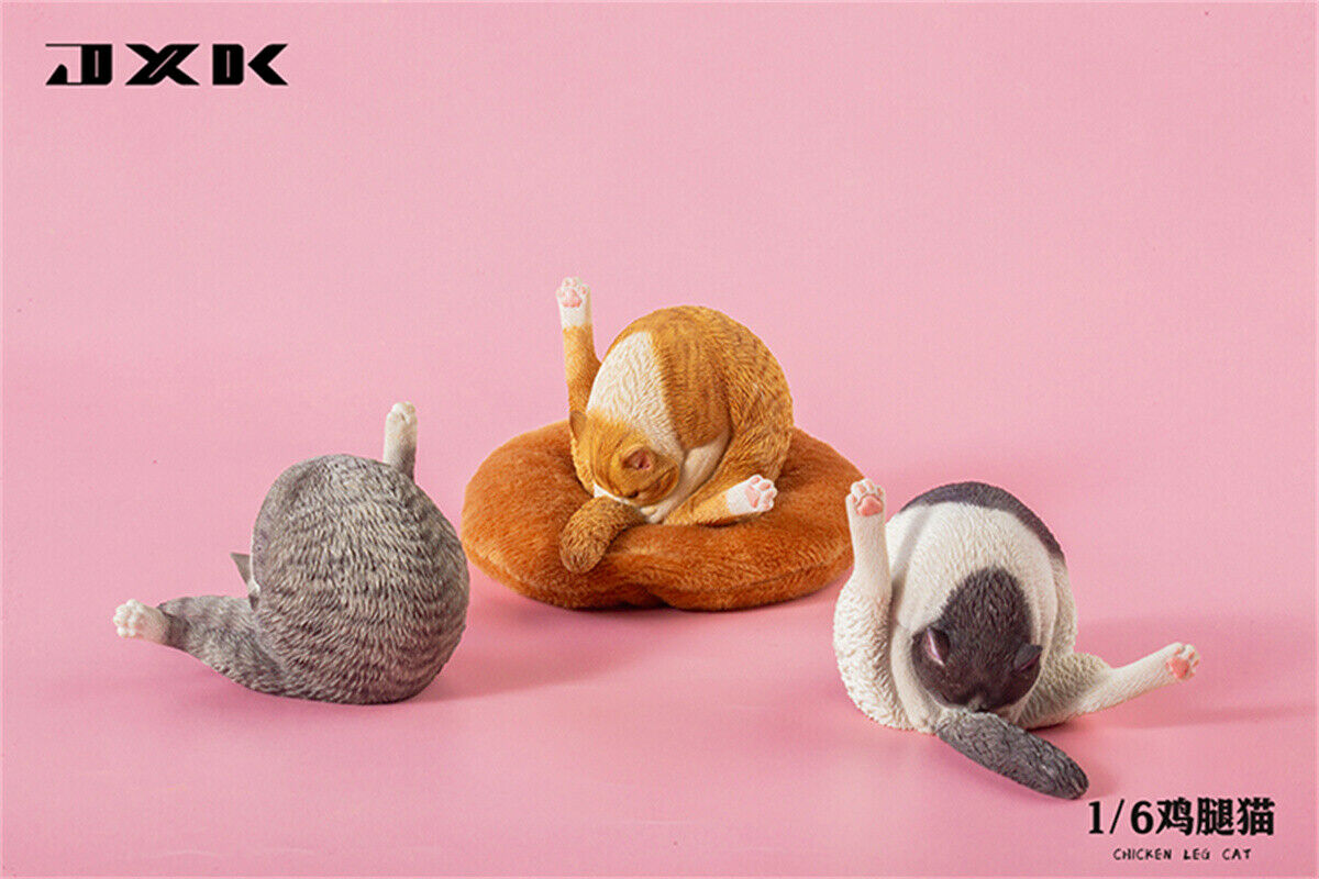 JXK 1/6 Chicken Leg Cat Model