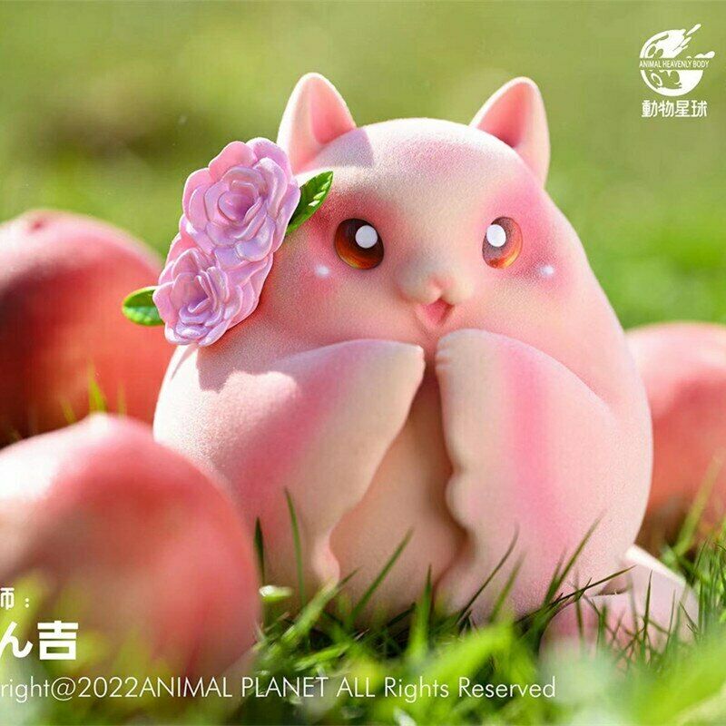 Peach Sugar Glider Figure