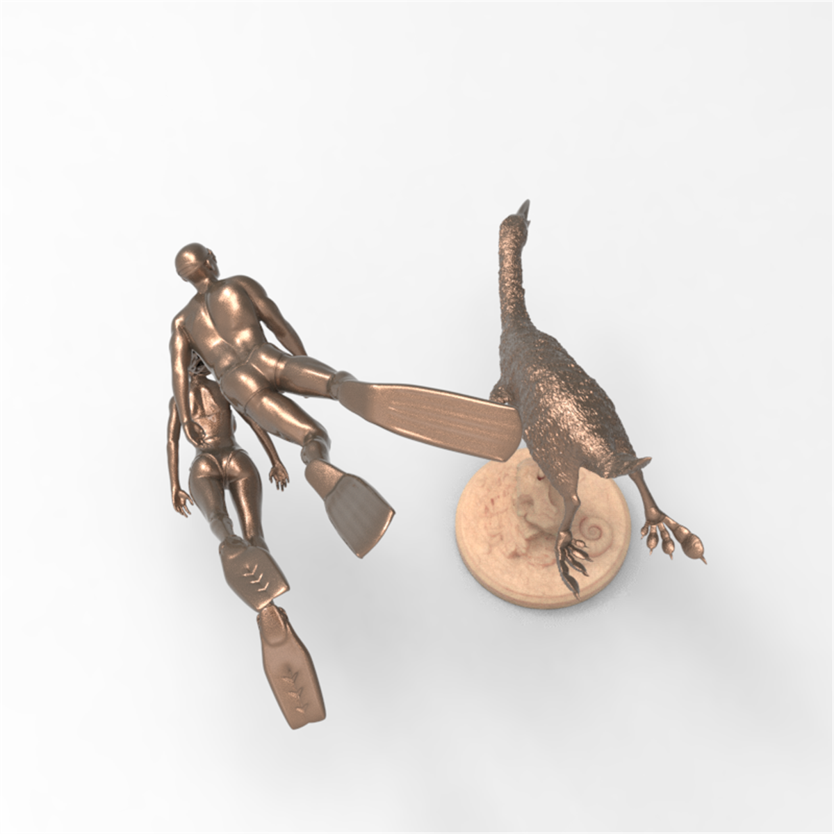 Rheic 1/35 Hesperornis Model