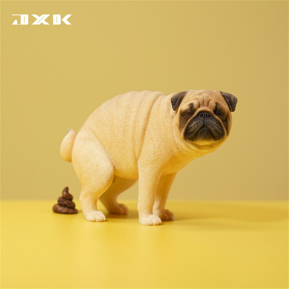 JXK 1/6 Pug Half Squat Model