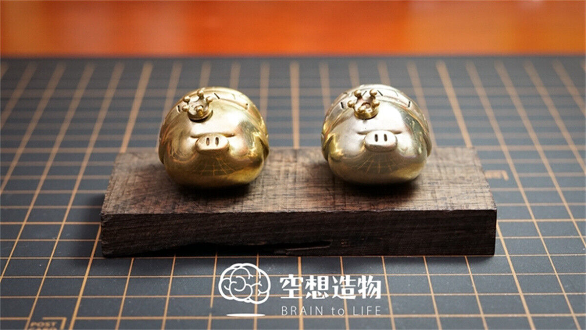 KONGZOO Brass Pig Model