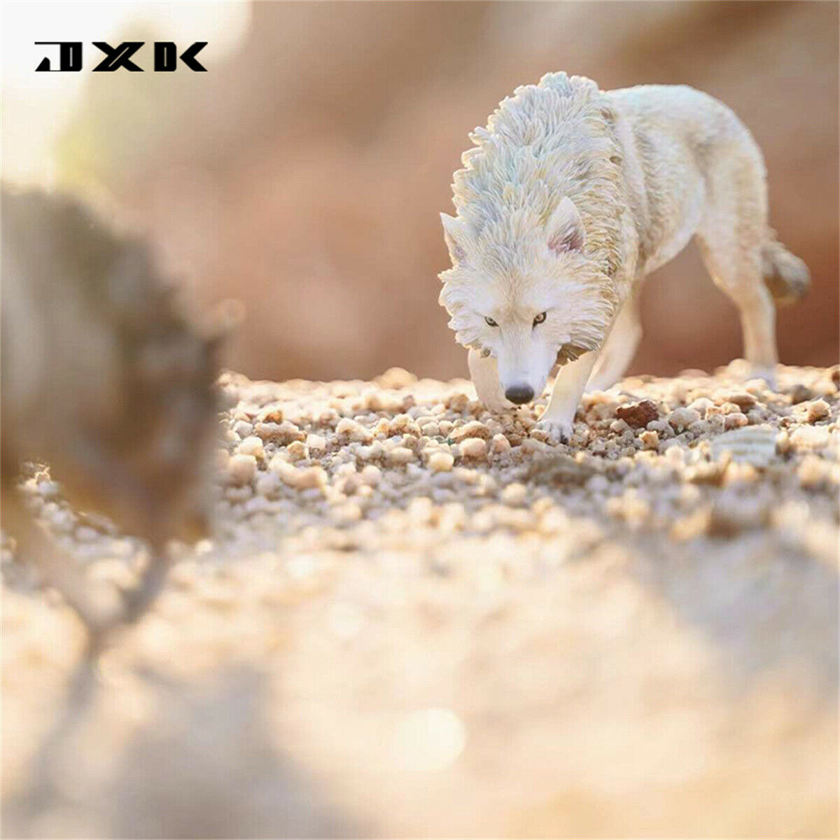 JXK 1/6 North American Gray Wolf Model