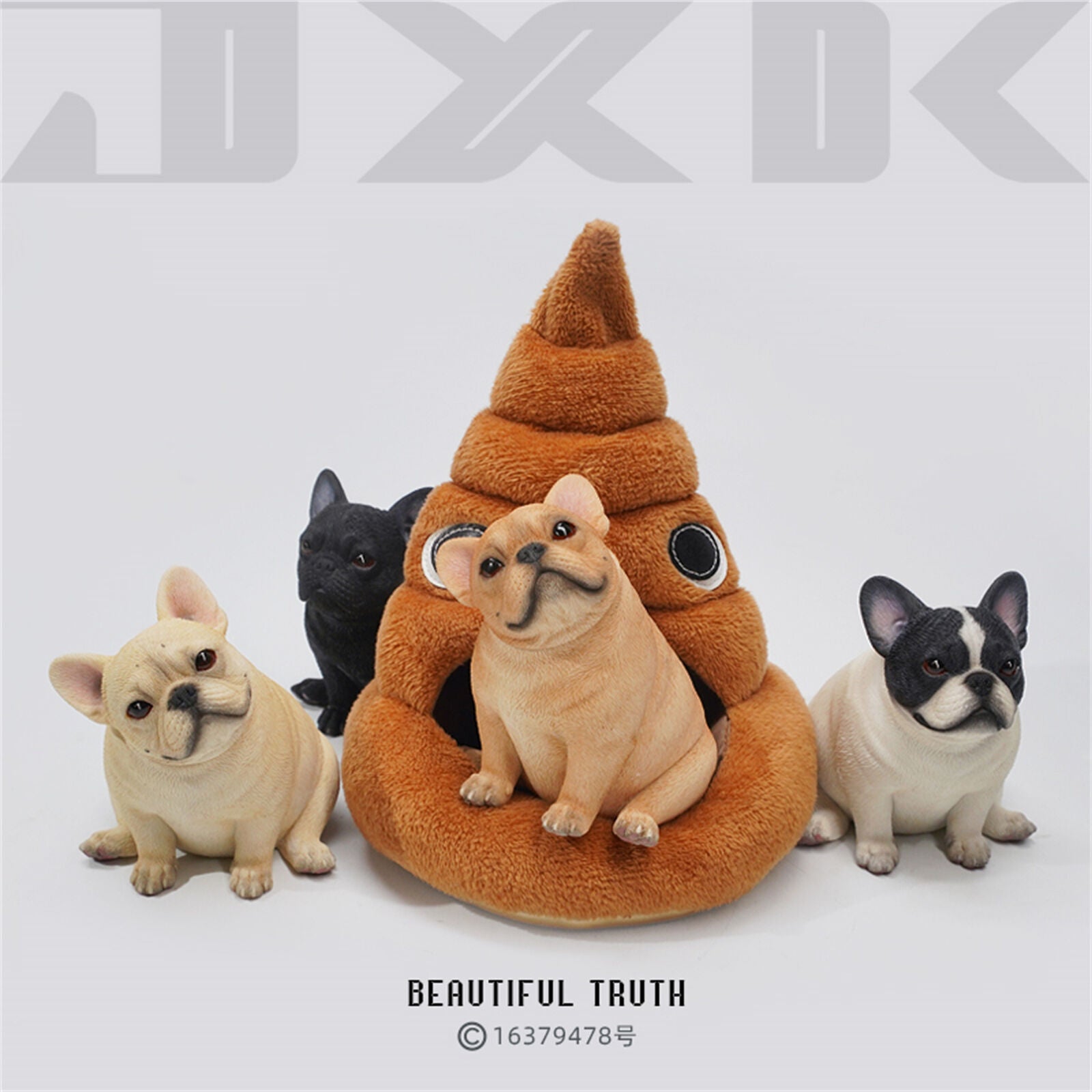 JXK 1/6 French Bulldog 3.0 Model