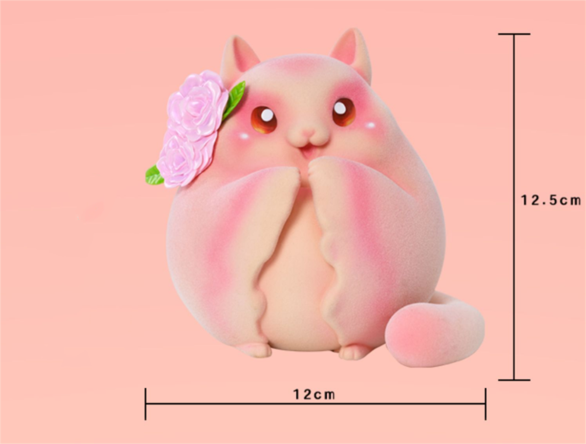 Peach Sugar Glider Figure