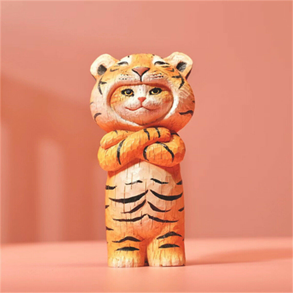 HEADCREST Woodcut Cat Model