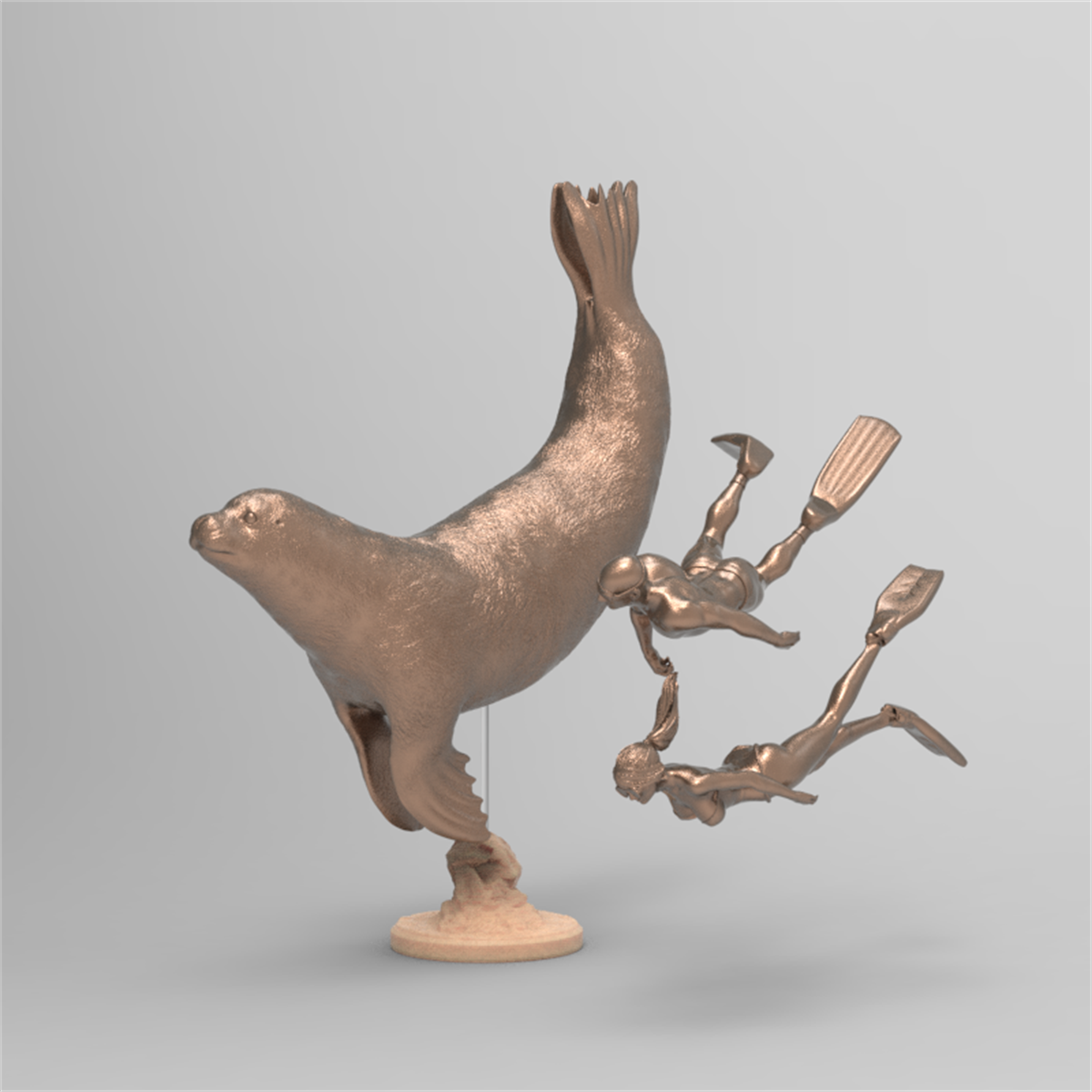 Rheic 1/35 Hydrurga Leptonyx Model