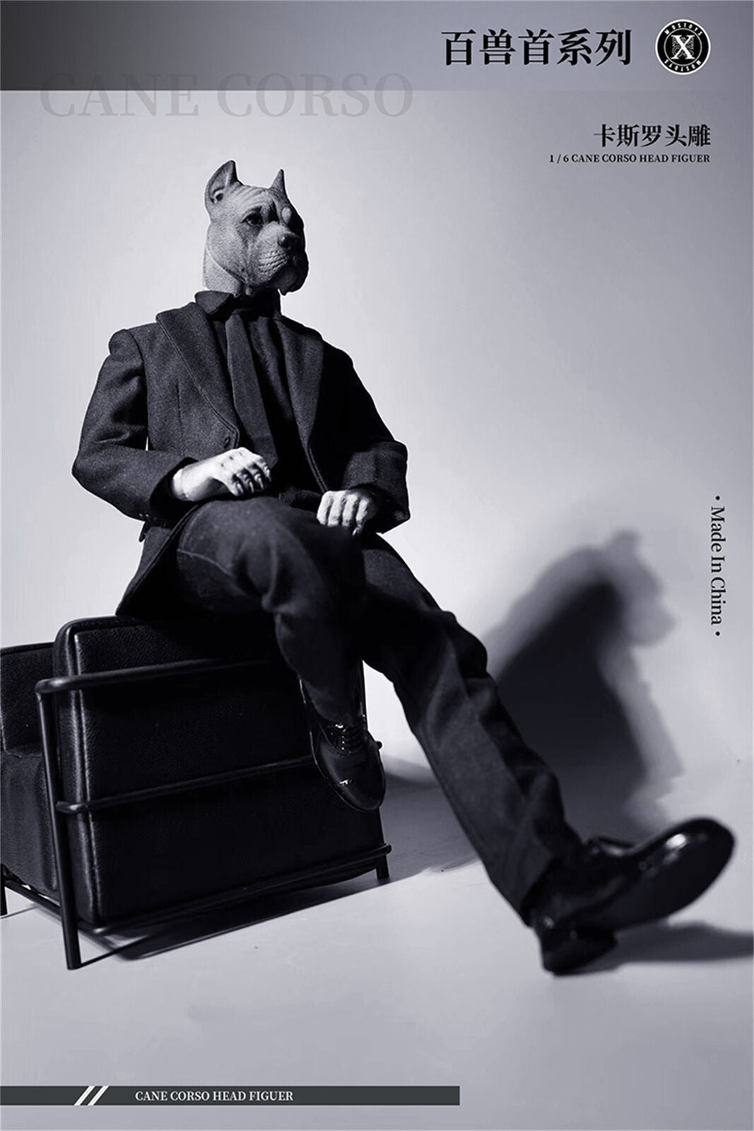 Mostoys 1/6 Cane Corso Head Figure