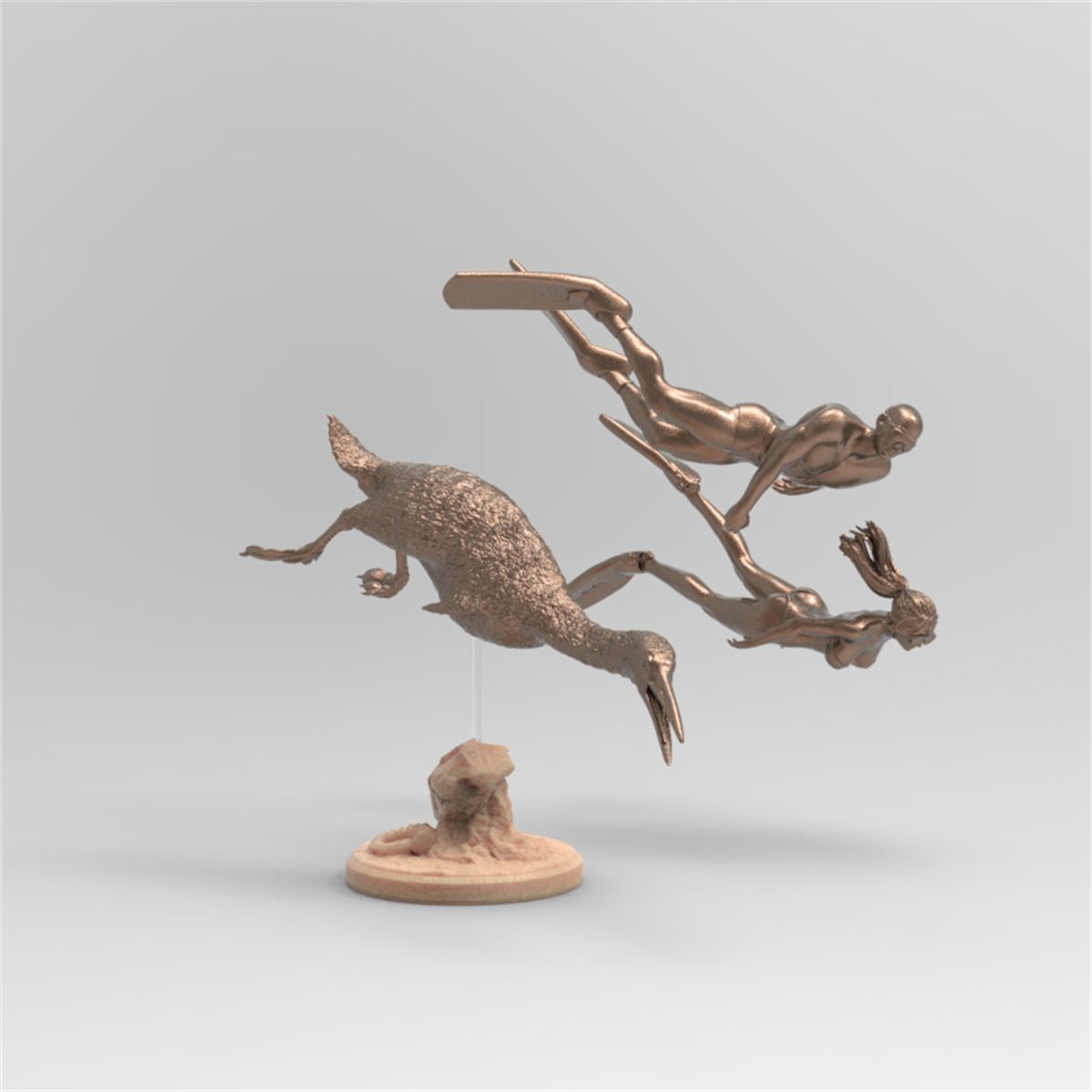 Rheic 1/35 Hesperornis Model