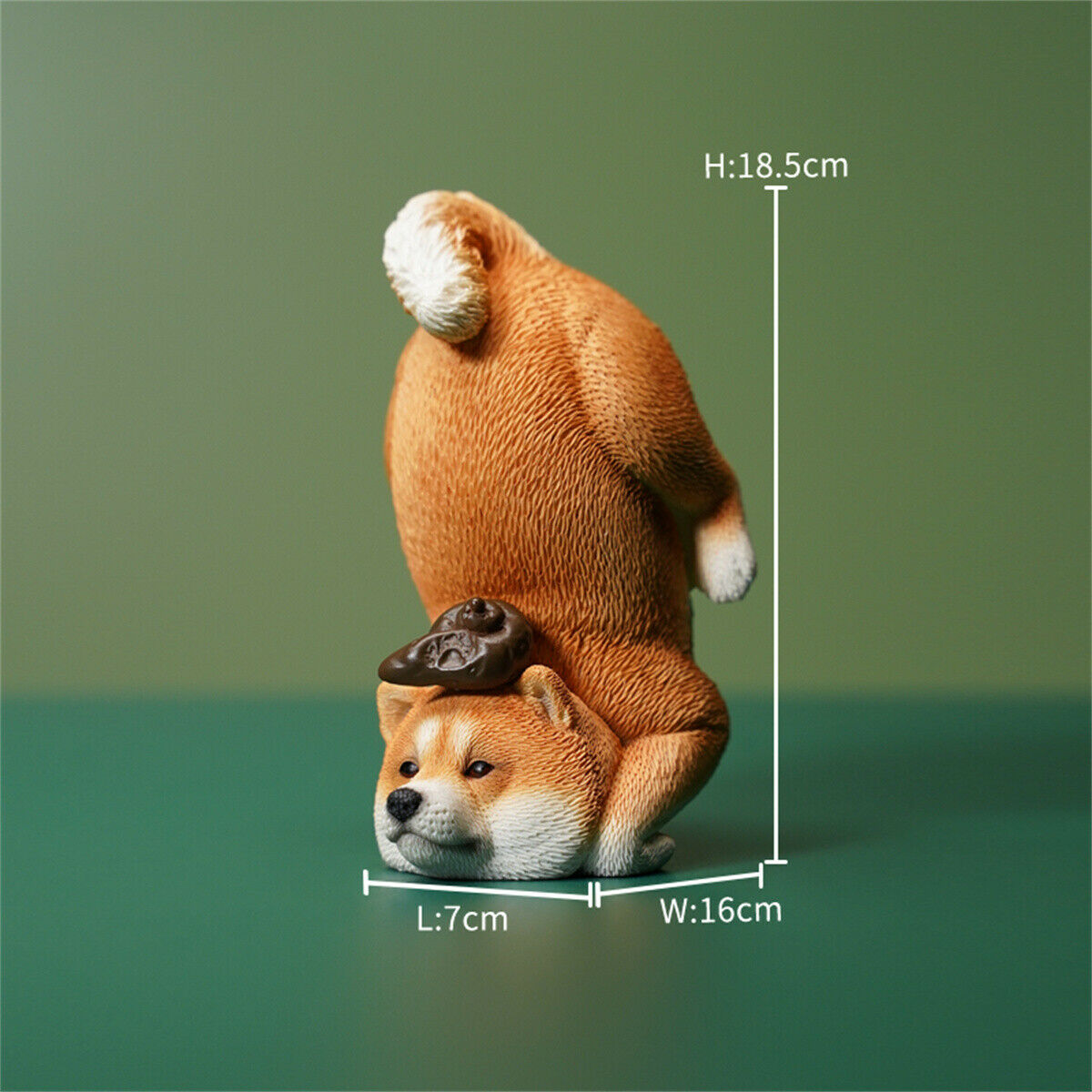 JXK 1/6 Planking Shiba Inu Model
