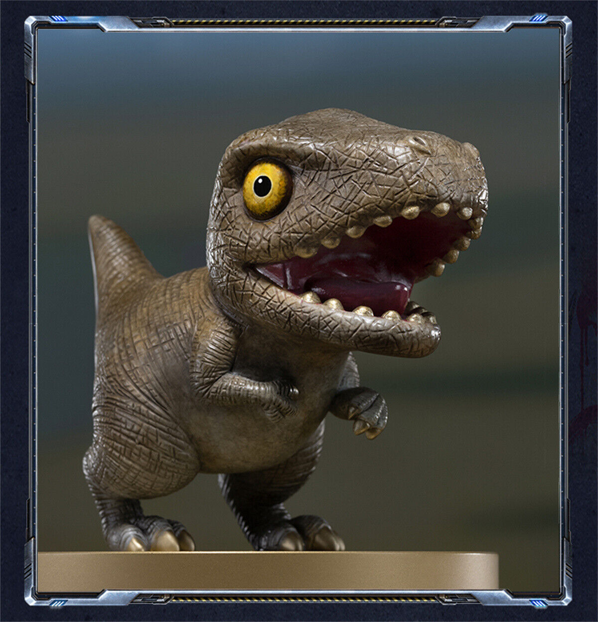 TONGSHIFU Mini Brass Dinosaur Model