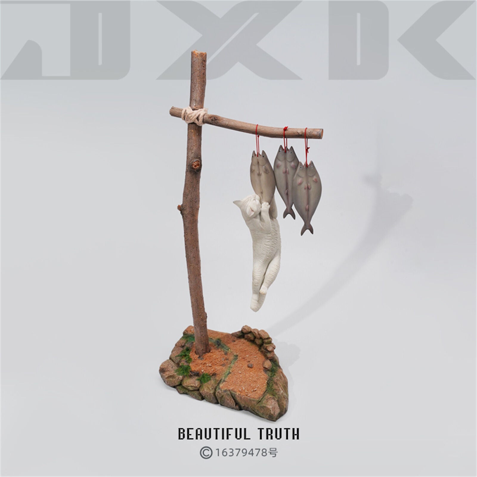 JXK 1/6 Cats That Eat Fish 2.0 Model