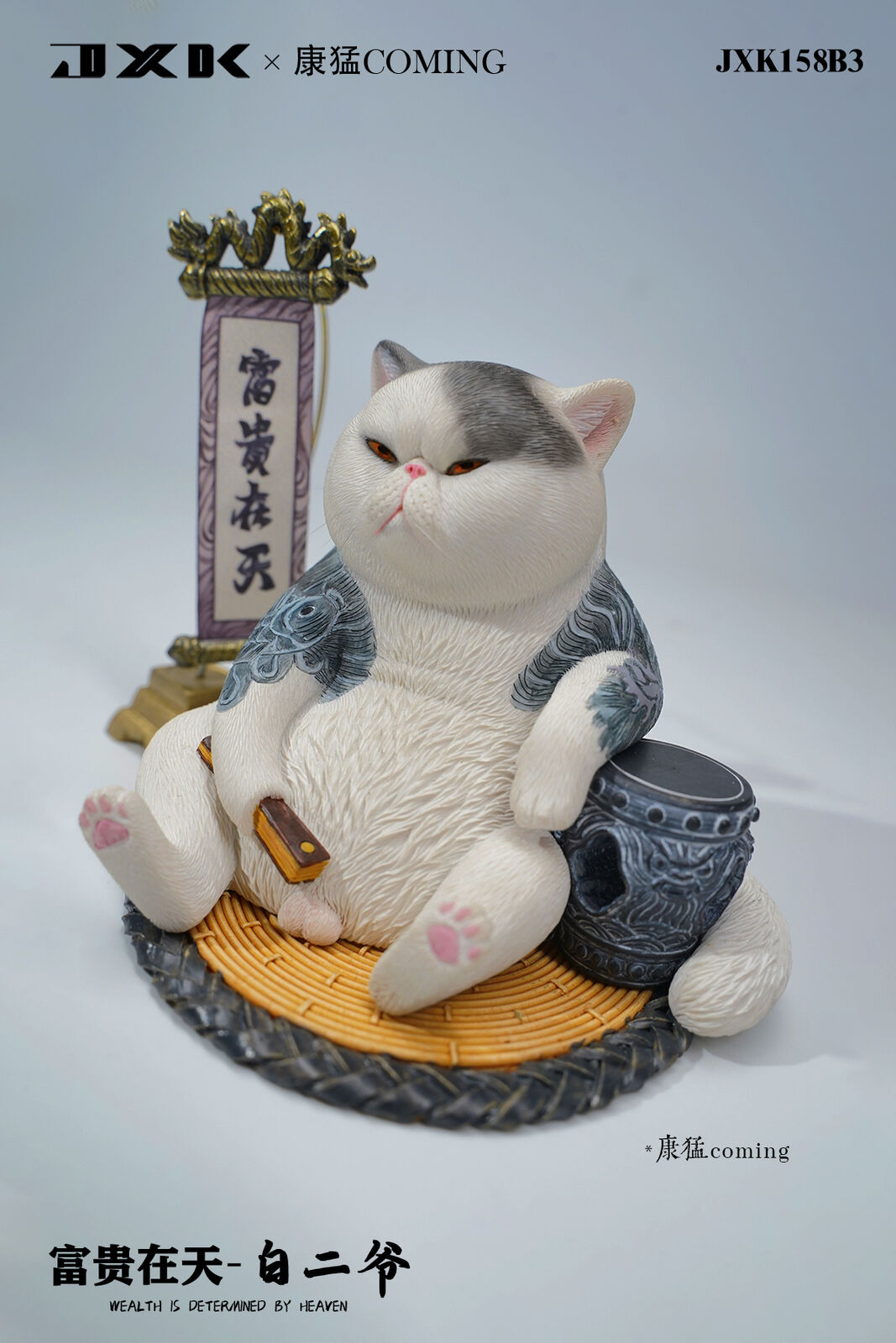 JXK 1/6 ExoticShorthair Dying is As Natural As Living Model