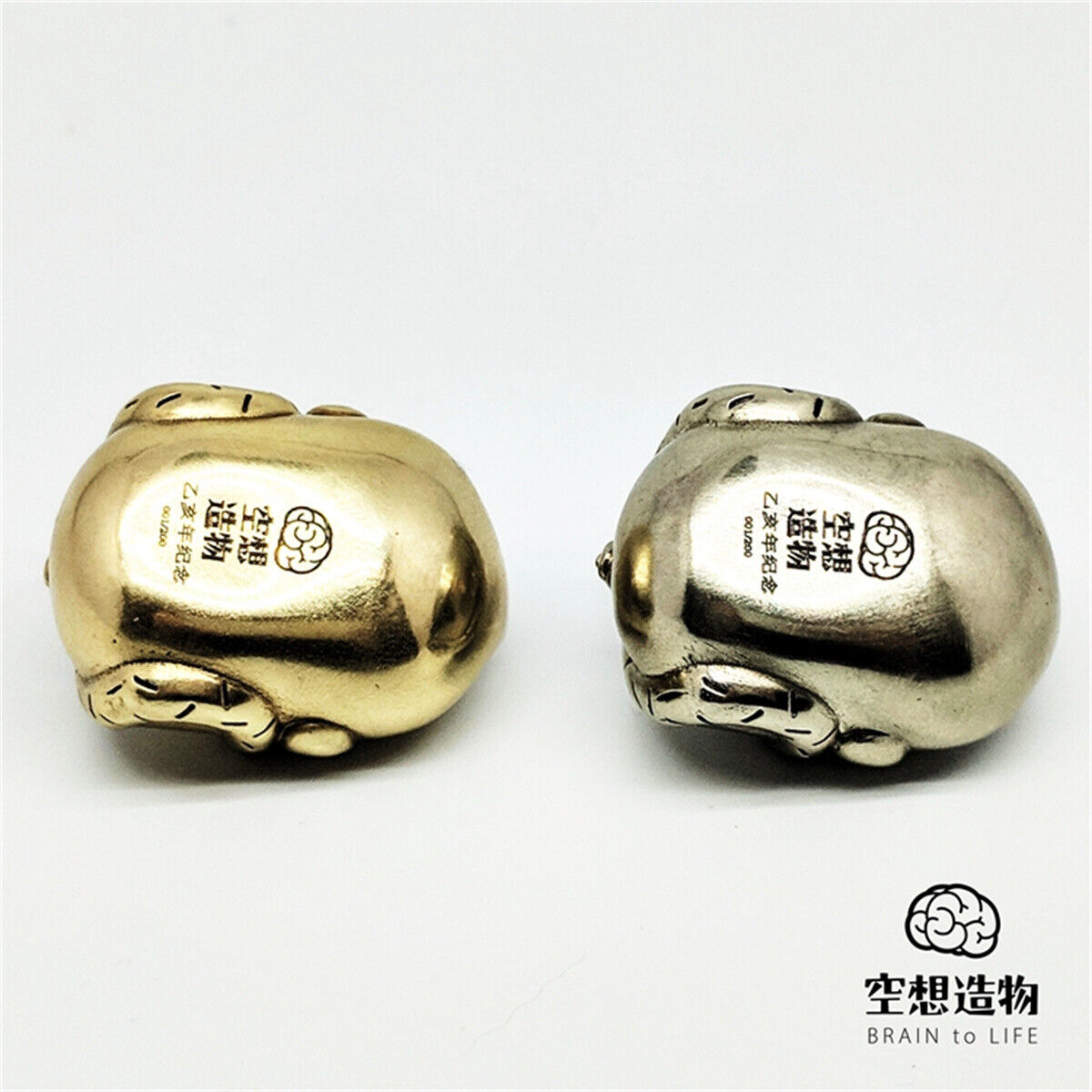 KONGZOO Brass Pig Model
