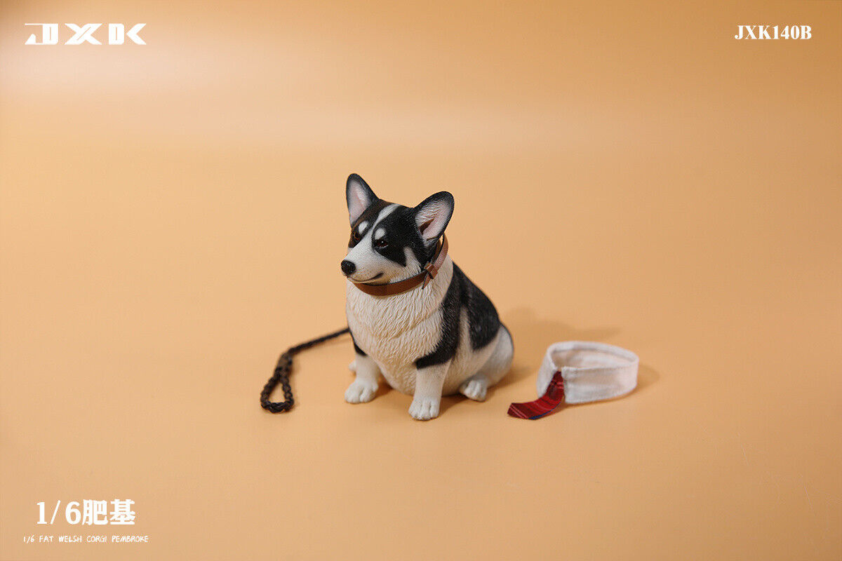 JXK 1/6 Fat Welsh Corgi Pembroke Model