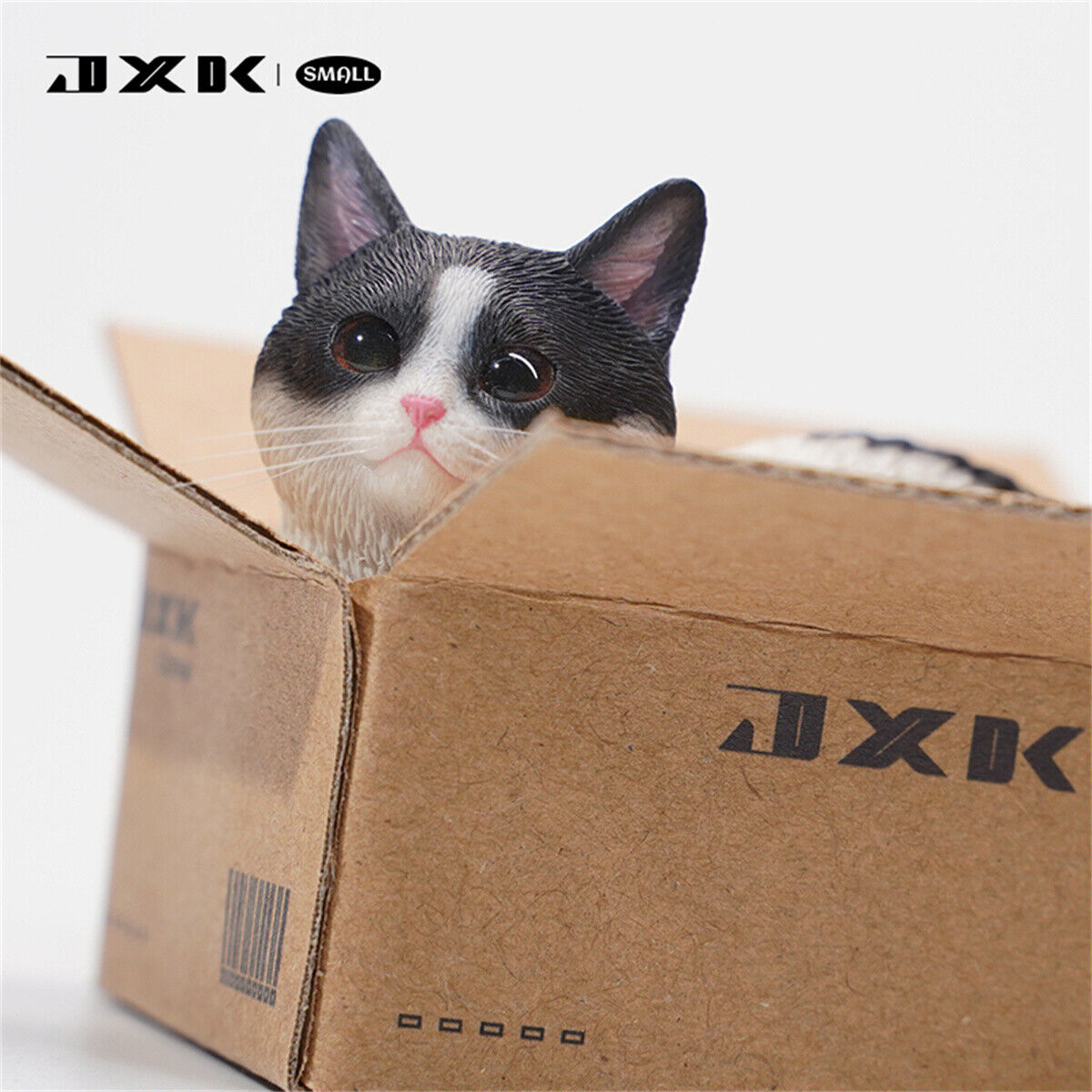 JXK Small The Cat In The Delivery Box 2.0 Model
