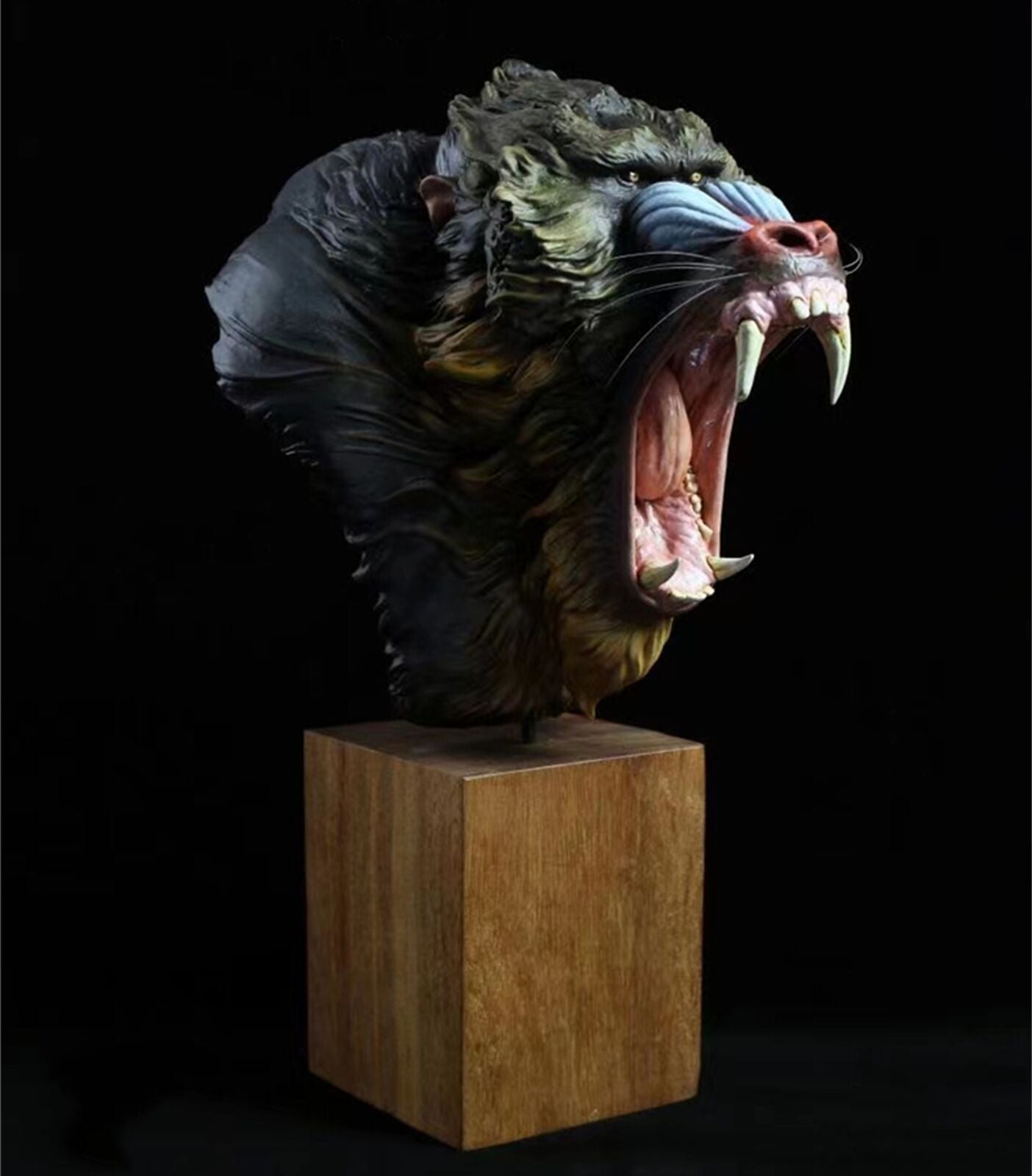 GRHC 1/3 Mandrillus Sphinx Portrait Head Figure