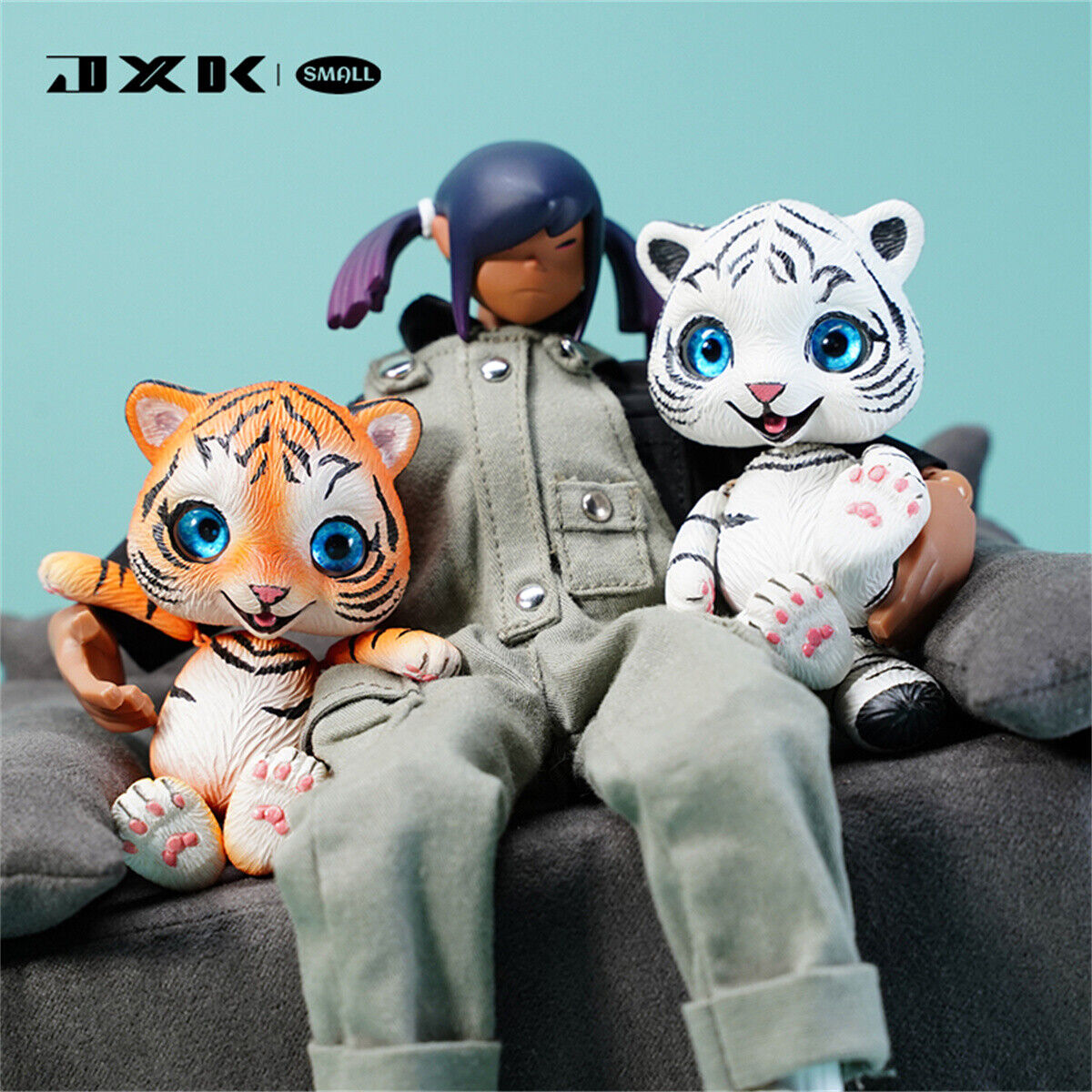 JXK Cartoon Tiger Hanging Ornament Model