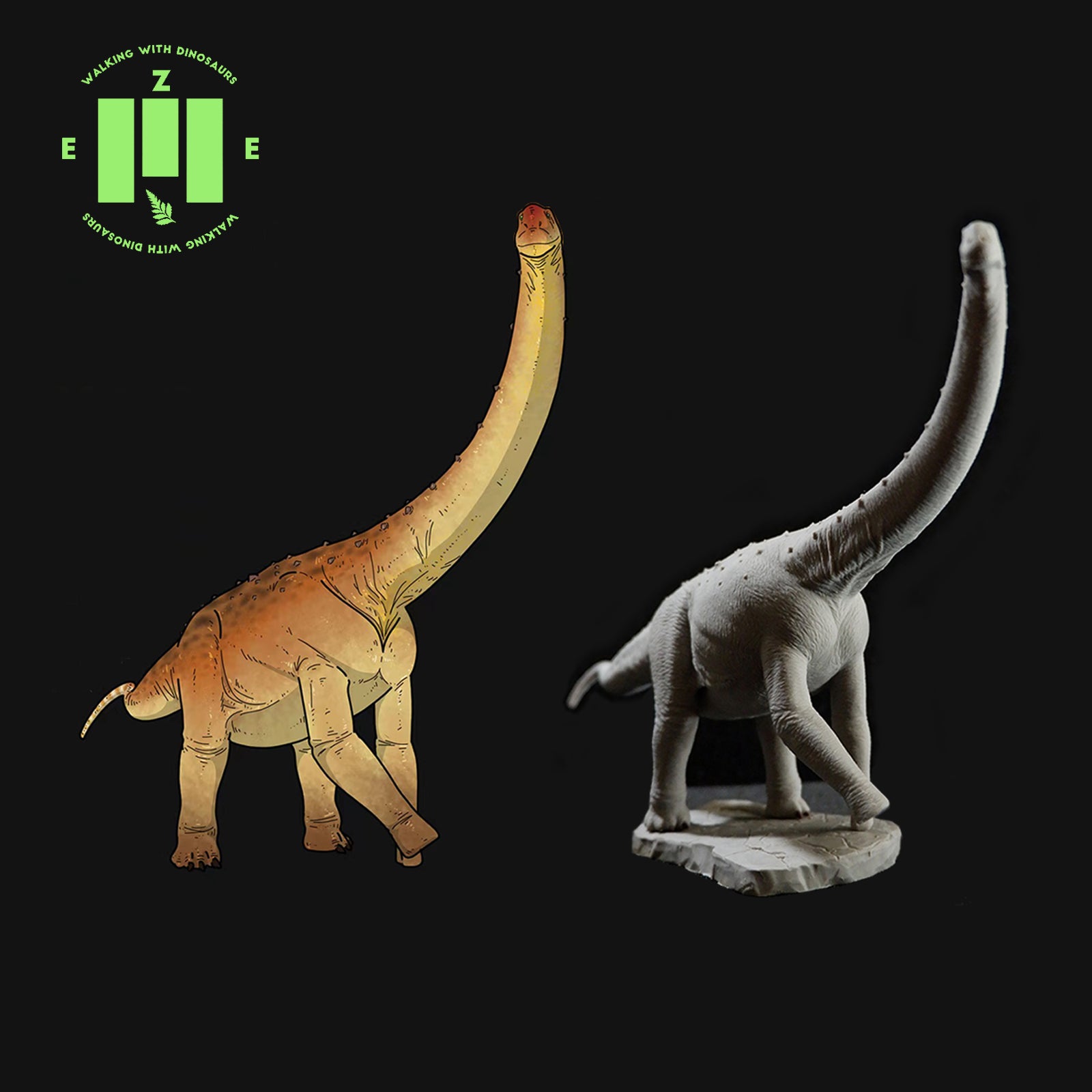 ZEE STUDIO 1:35 Scale Yuzhoupliosaurus Sahaliyania Sonidosaurus Model Kit